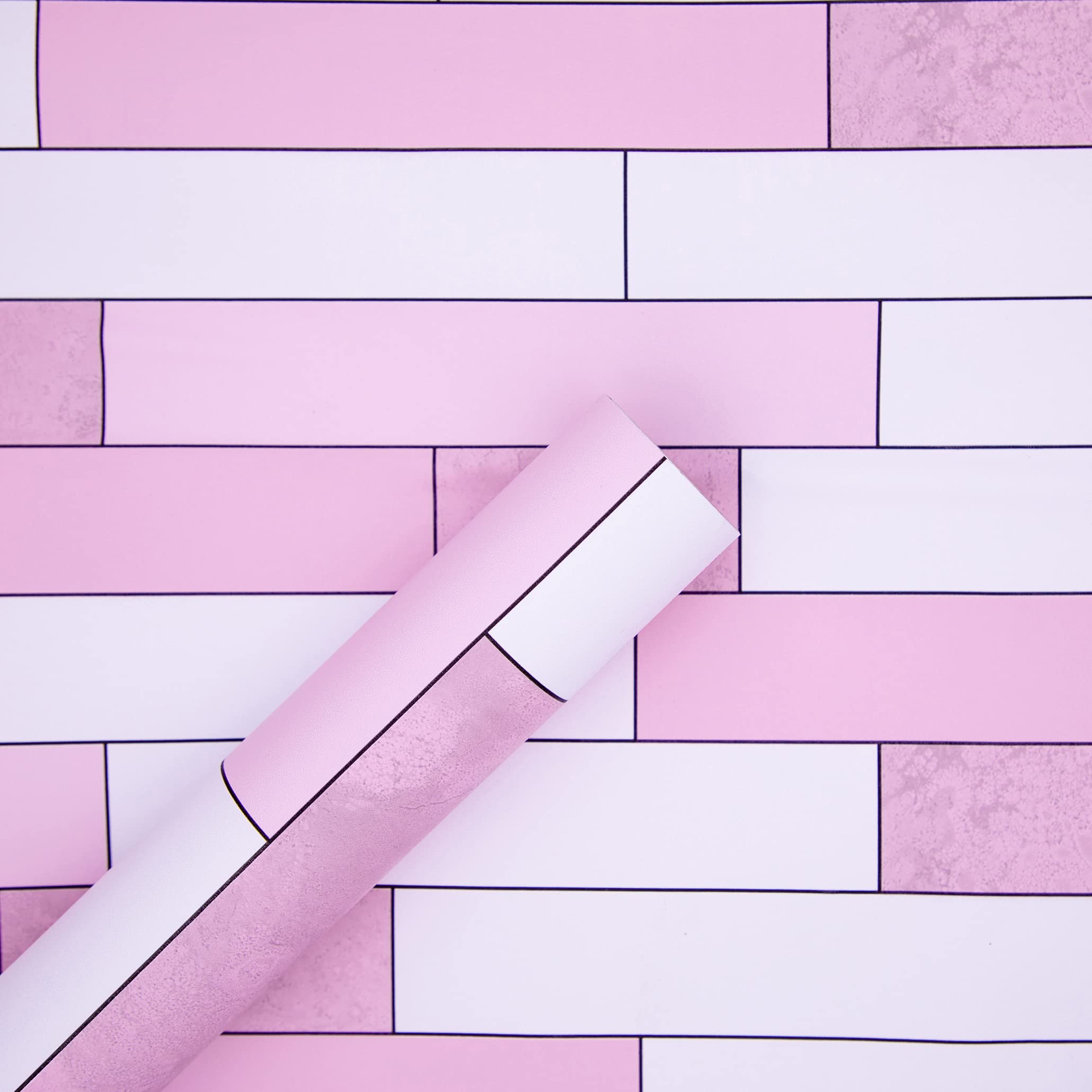 wolpin Wall Stickers Wallpaper Office (60 x 300 cm) Decoration Simple DIY Birck Pattern Self-Adhesive, Pink (B08Z3MDDWD) Amazon Price History, Amazon Price Tracker