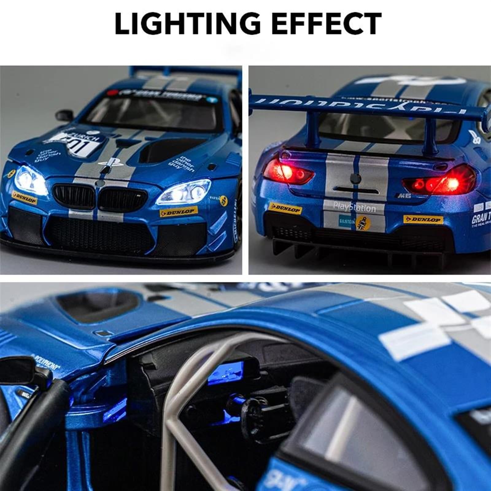 Amazon | ダイキャストカー 1:24 BMW M6 GT3 M4 ル・マンレーシング