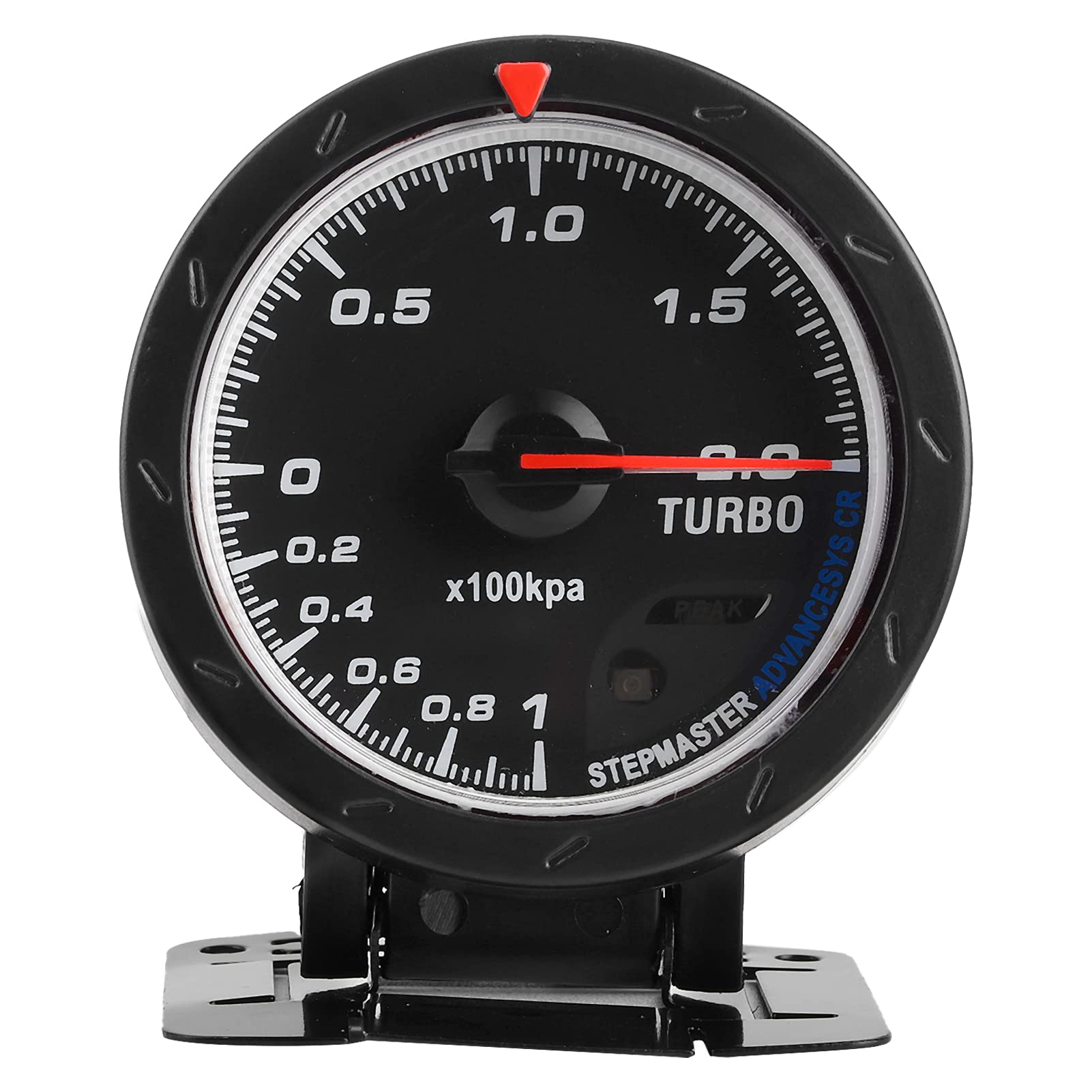 60mm LED Indicatore Turbo Boost Strumento Indicatore Meccanico di Pressione Turbo Kit Manometro Boost Car Universale 12V Digital Turbo Boost Indicatore PSI per l'automobile da