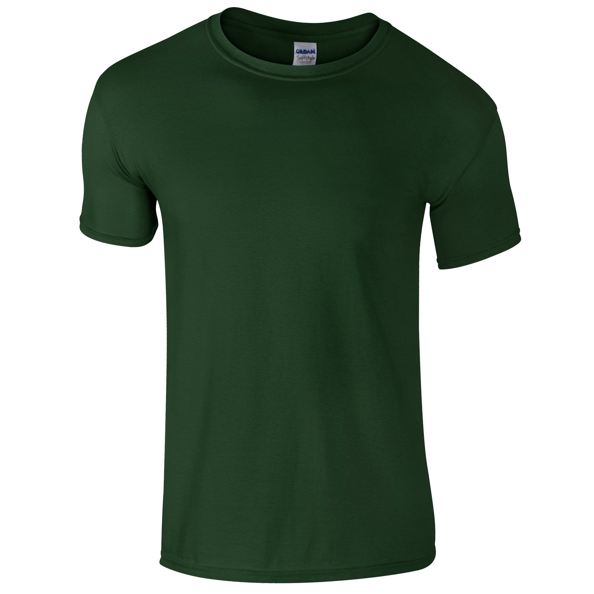 Gildan Men's Large,Forest Green Short Sleeve Soft-Style™ T-Shirt (L) (Forest Green)
