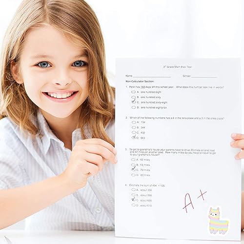 Miniatura 4 de Calcomanías de alpaca (500 unidades), 10 rollos de calcomanías de dibujos animados de animales gráficos para niños, niñas, adolescentes,