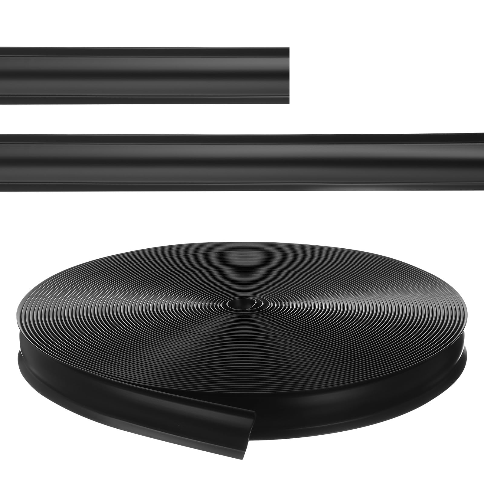 Guarnizione Copriviti in PVC Nero per Camper Striscia Modanatura Esterna Resistente alle Intemperie Facile da Tagliare Rotolo da 50 Piedi per Rivestimento Trailer E Finiture Camper