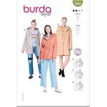 Burda Style X05923BURDA Misses Hooded Parka Sewing Pattern Packet, Design Code B5923, Sizes 8-22 34-48