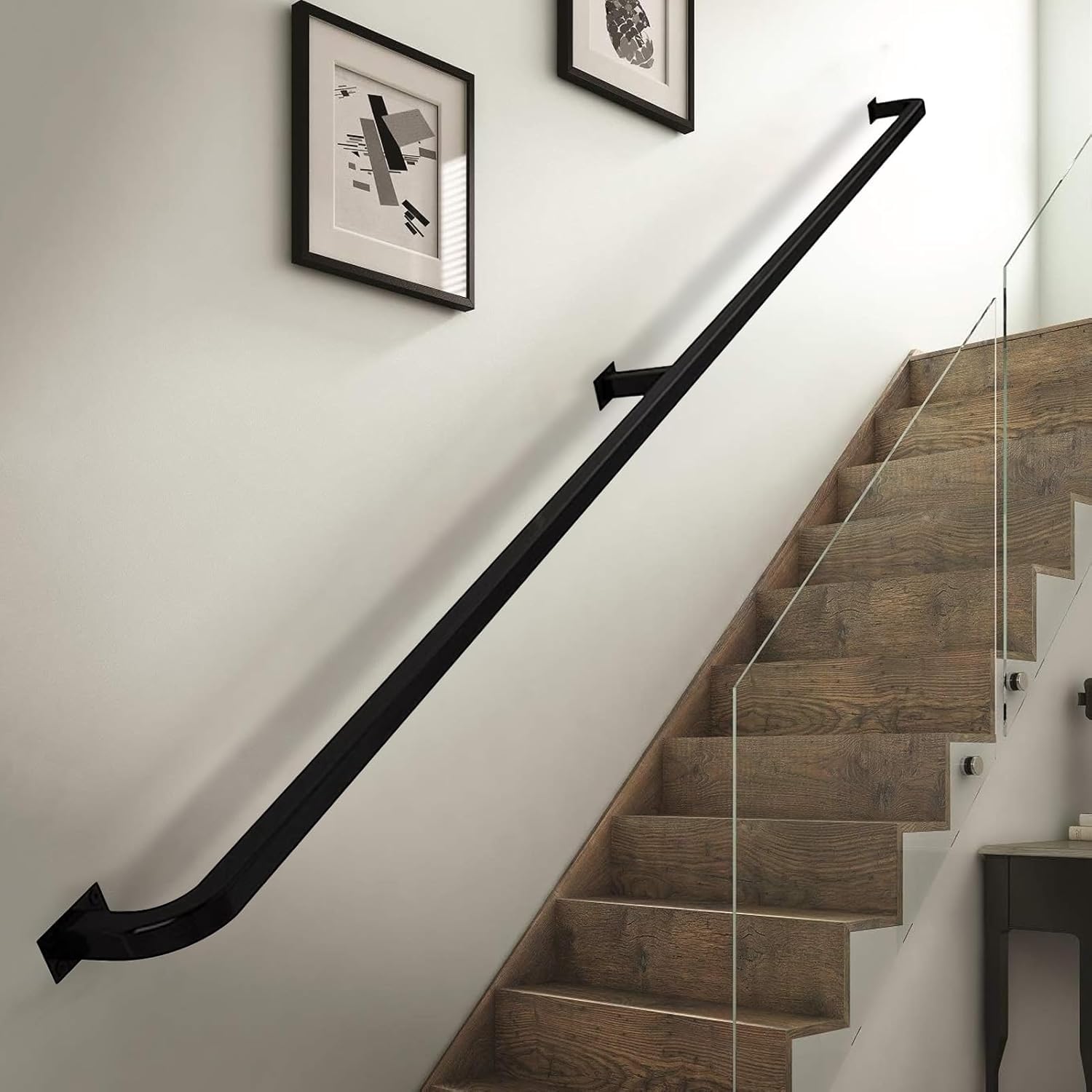 Main courante d'escalier intérieur pour couloir et descente de cave