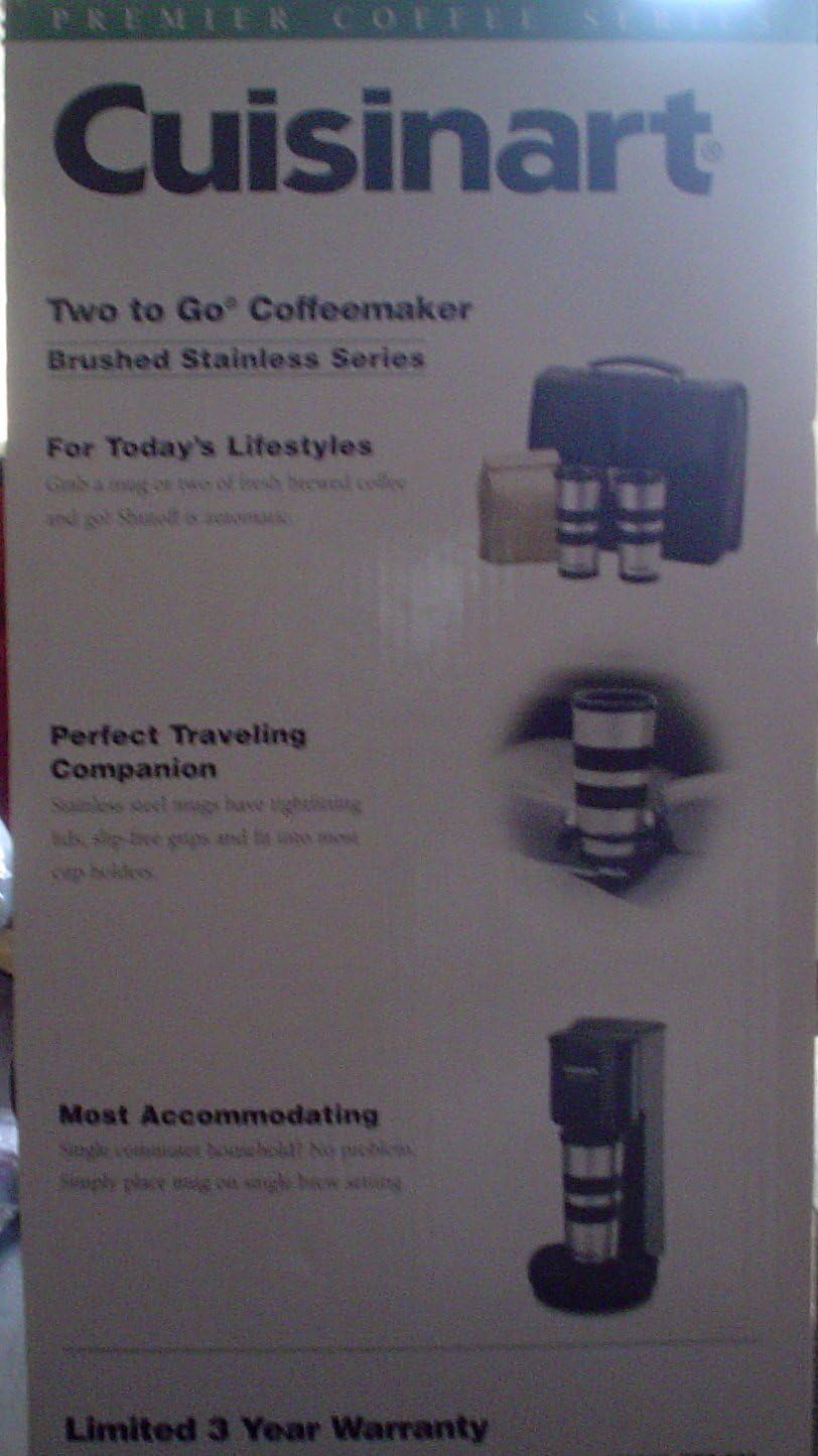 Cuisinart TTG-500 Two-to-Go Coffeemaker photo 2