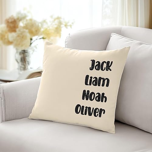 Miniatura 2 de Funda de almohada personalizada  Funda de almohada personalizada  Funda de almohada personalizada con nombre de familia para mamá, almohada