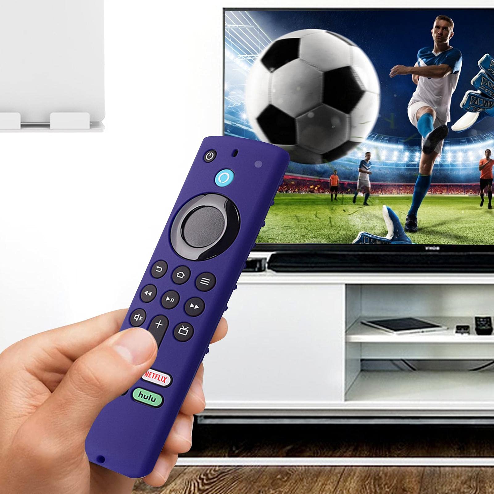 Schutzhülle für Fernbedienung, kompatibel mit Fire TV Stick der dritten Generation, Silikon, rutschfest, stoßfest
