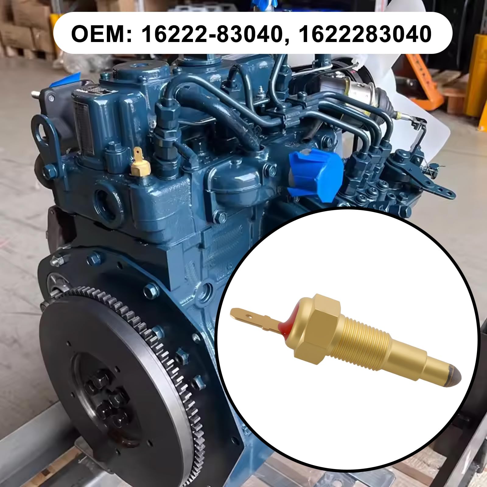Sensore Temperatura Acqua 16222-83040 1622283040 Compatibile Con Kubota D722 D902 D1005 D1105 V1505