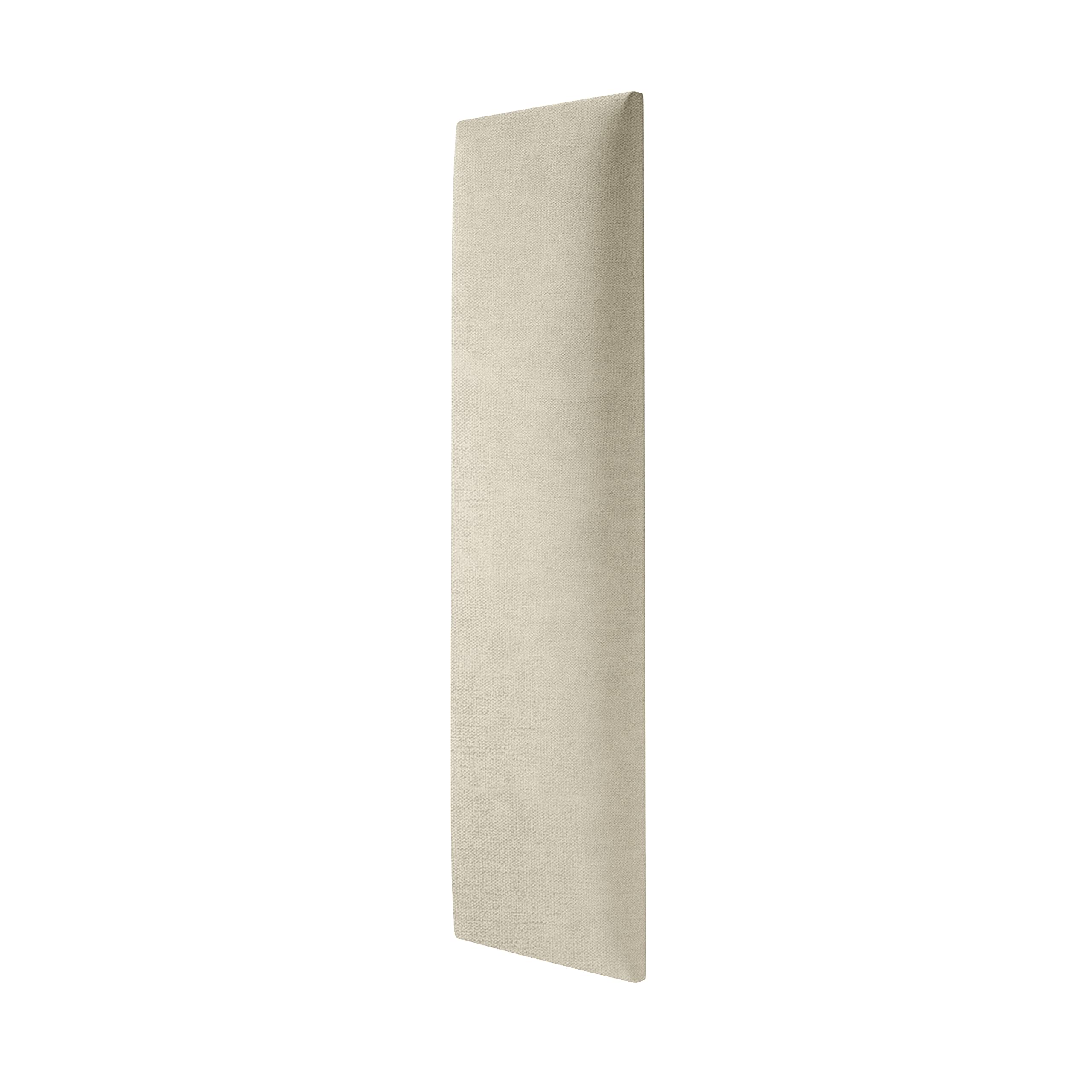 MOLLIS Panel de Tapicería, Panel de Pared Rectangular y Decorativo, Adecuado como Cabecero de Cama o Protección contra Impactos, Reduce el Sonido y Mejora la Acústica, de Espuma, 60x15 cm, Arena