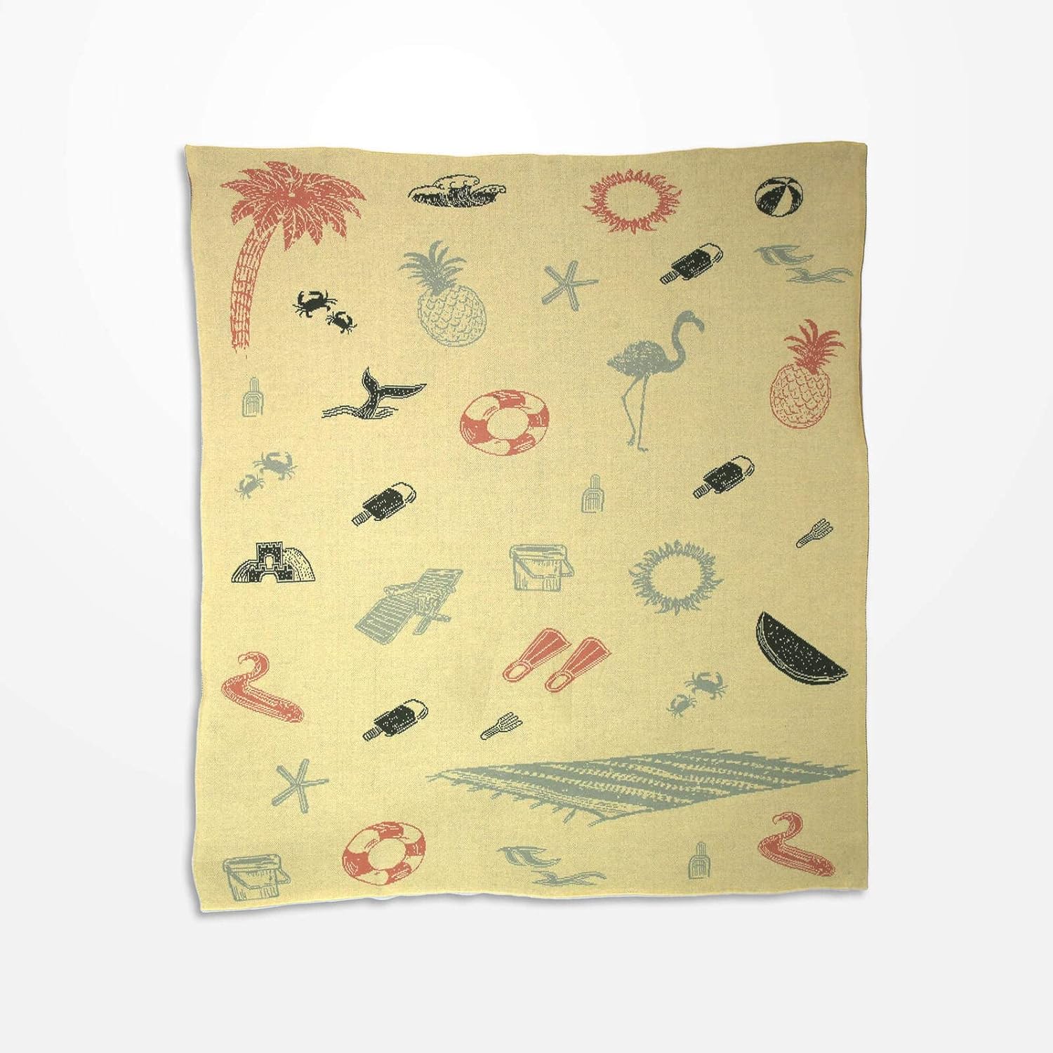 Rayell Kids Throw Aruba Banana Yellow 120x140cm Home & Kitchen