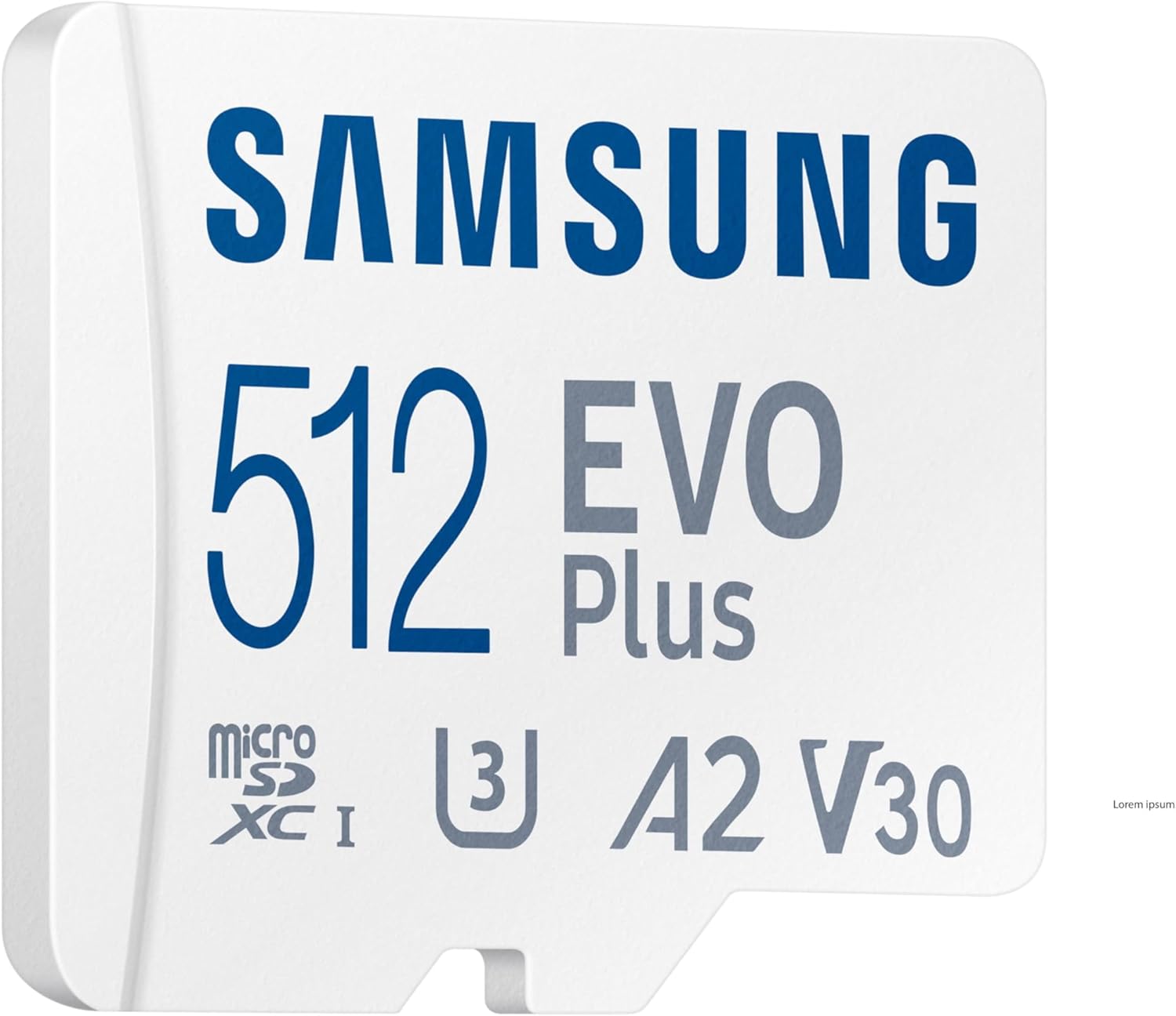 Samsung EVO Plus microSD Memory Card + Adapter, 512GB microSDXC, Speeds Up to 160 MB/s, UHS-I, C10, U3, V10, A3, Upgrade Storage for Phones, Tablets, Gaming Consoles, DSLR Cameras, PCs, MB-MC512SA/AM