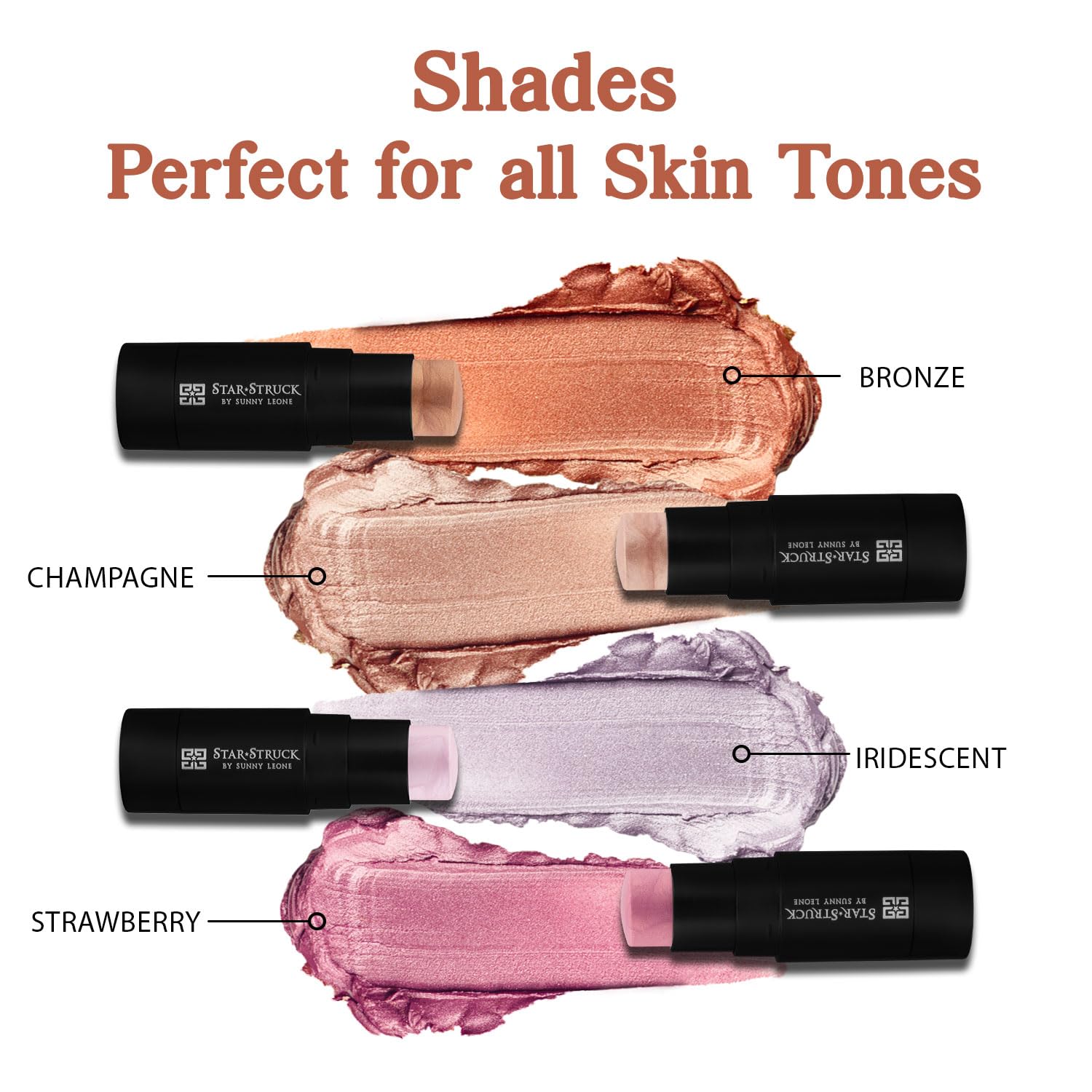 STARSTRUCK BY SUNNY LEONE Highlighter Stick for Women – Champagne | Concealer Blush Contour | Highlighter for Face Makeup | Long Lasting | All Skin Type STARSTRUCK BY SUNNY LEONE Highlighter Stick for Women – Champagne | Concealer Blush Contour | Highlighter for Face Makeup | Long Lasting | All Skin Type