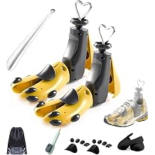 4-Way Adjustable Shoe Stretcher for Men & Women, Leather Boot Widener - Fits Wide Feet, Sneakers, Dress Shoes