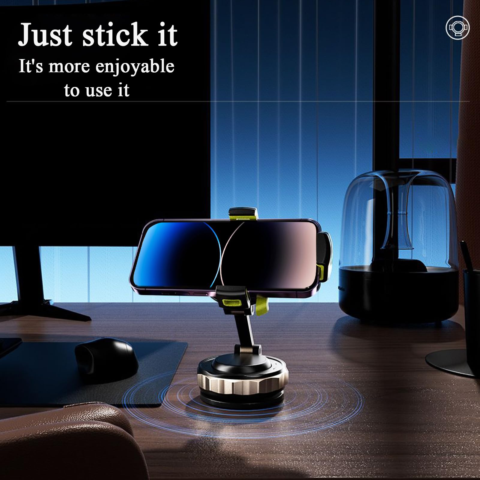Supporto Magnetico Per Cellulare Auto Adsorbimento A Vuoto Rotante Porta | Astuccio Smartphone per SUV Utenti Navigazione