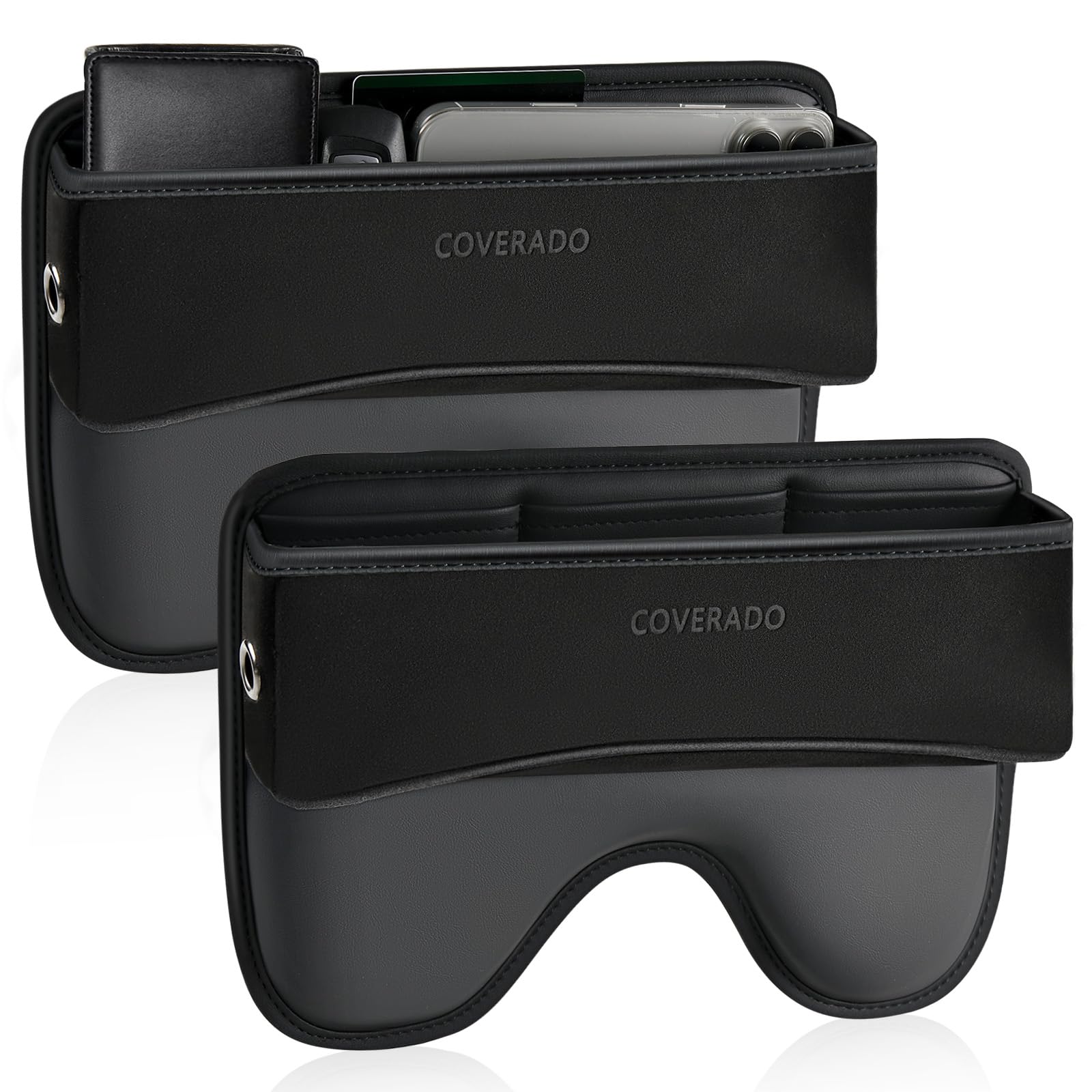 Coverado Universal Car Seat Gap Filler Organizer
