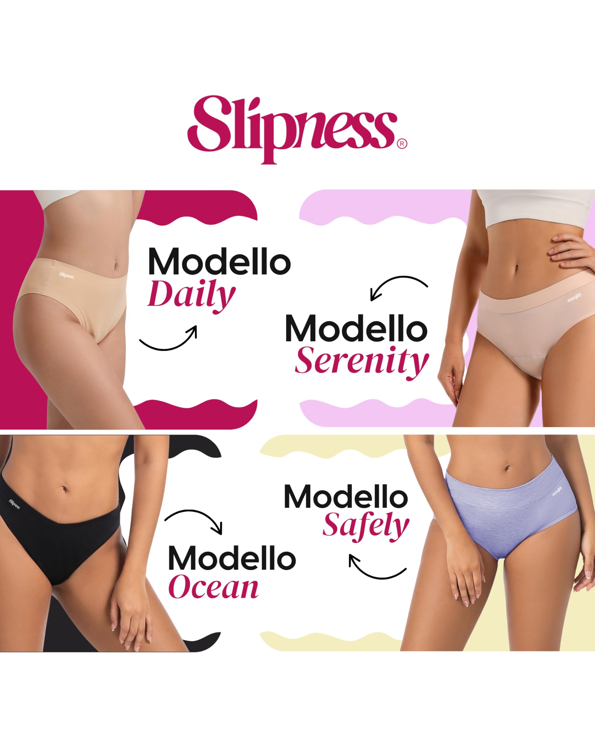 Bikini menstrual Mujer Flujo Abundante - Traje de baño menstrual antifugas - Ideal para playa, piscina y deporte, hasta 4 tampones, tecnología de 4 capas - MOD Ocean