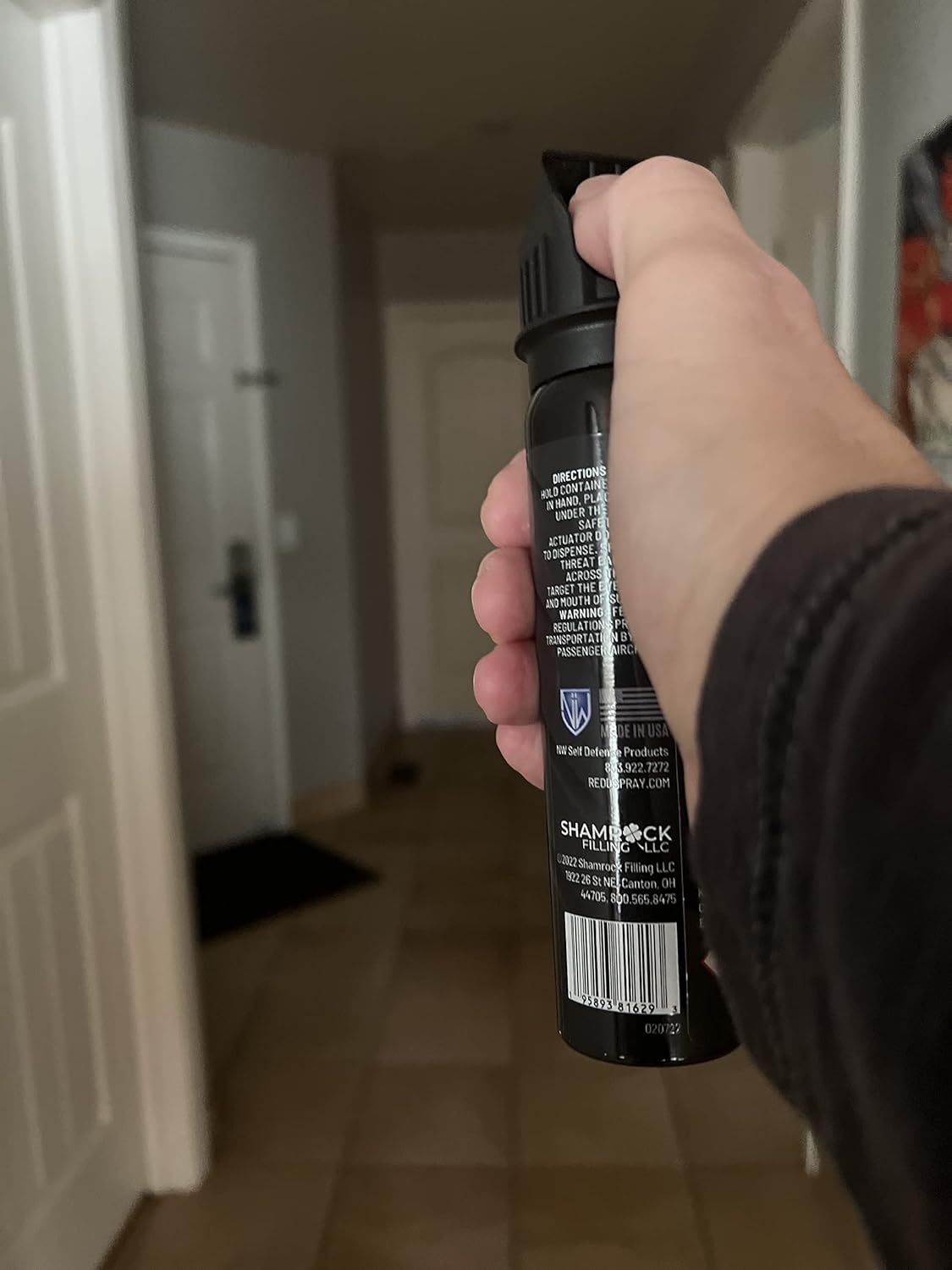 REDD Pepper Spray, Tactical Nuke | (1.40% MC) Maximum Strength Pepper Gel - (4 oz) | True Gel-Stream Technology