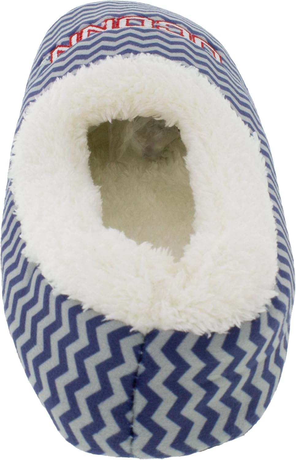 Comfy Feet NCAA Slip On Chevron Pattern Slippers