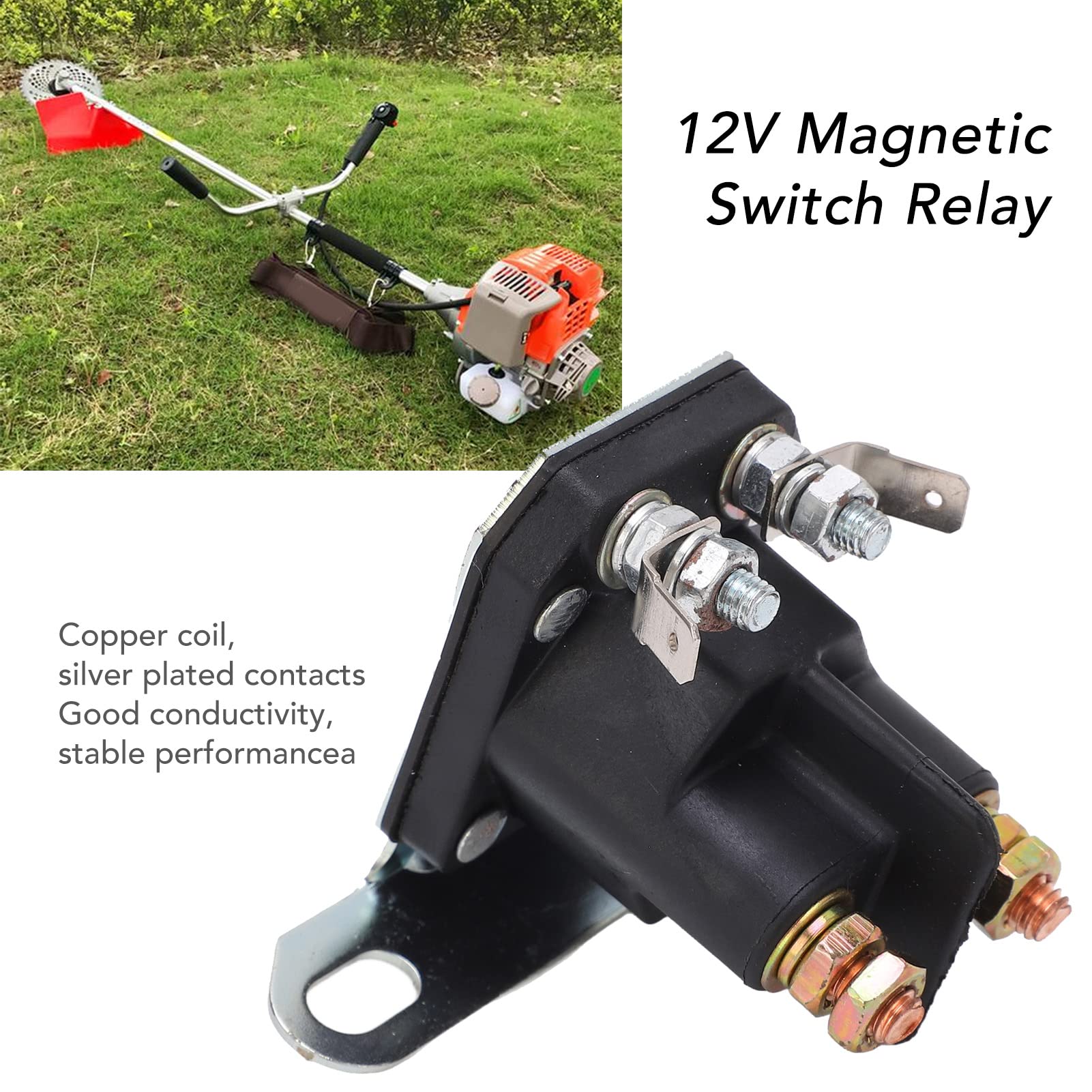 Rel&egrave; Di Avviamento 12V Per Trattorini - Solenoide, Sostituzione 532192507, Per Tosaerba, ATV, Golf Cart