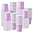 Prgery 150 Pack 3oz Purple Paper Cups,Mouthwash Cups, Disposable Bathroom Cups,Small Paper Cups 3oz Ideal for Bathroom,Supermarket,Birthday Party,Picnic and BBQ