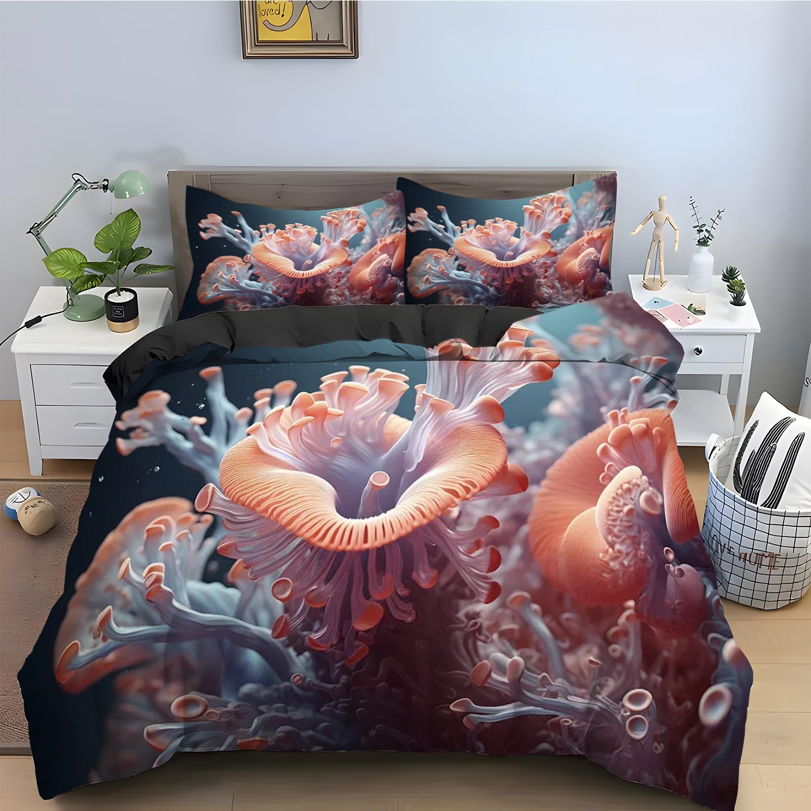Housse de couette 200x200 zippée finie la couette qui glisse de la parure