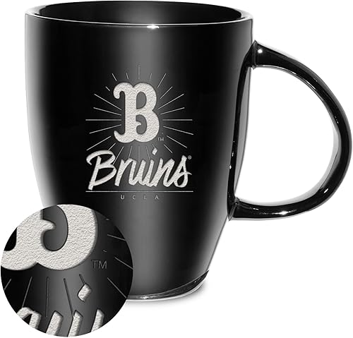 Vista 367 de Rico Industries NCAA - Taza de cerámica con grabado láser, 18 onzas, café y té