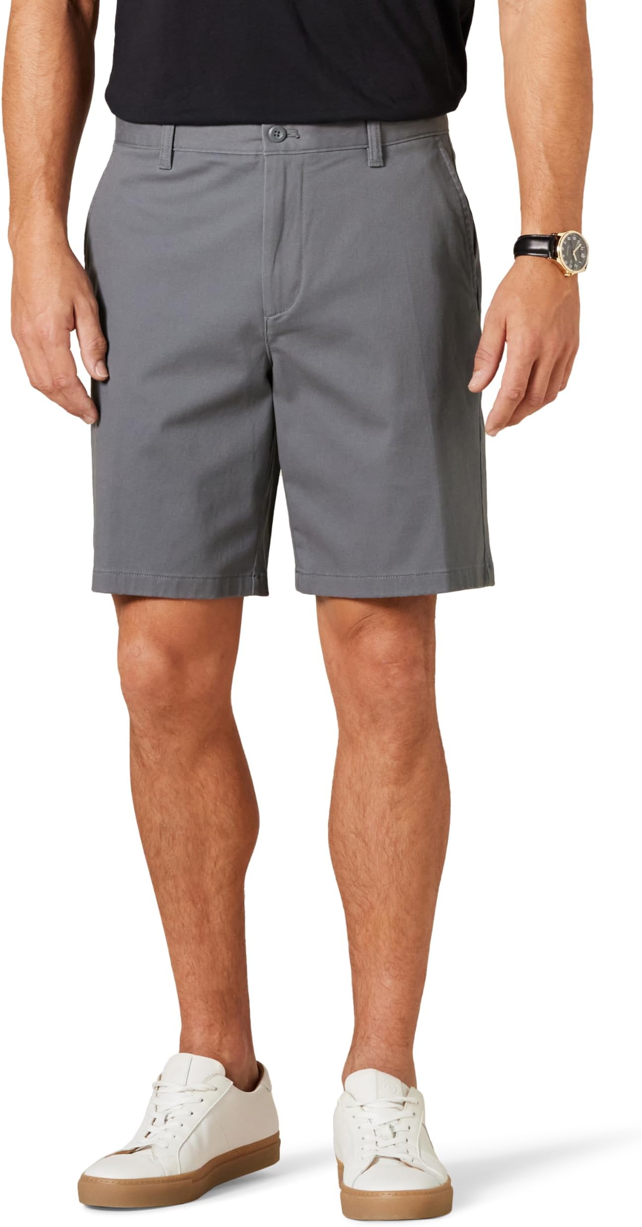Amazon EssentialsMen's Classic-Fit 9" Comfort Stretch Chino Shorts