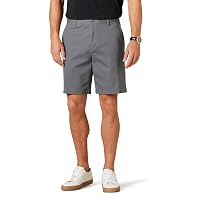 Amazon Essentials Pantaloncini Chino Elasticizzati in Misto Cotone da 23cm vestibilità Classica Uomo