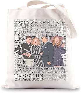 David And Moira Fans Canvas Tote Bag TV Series Fans Gift Comedy Show Inspired Shoulder Bag