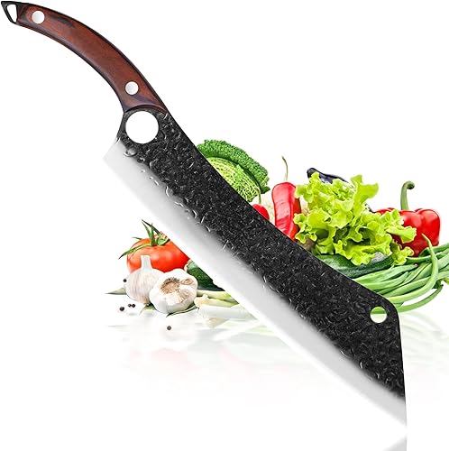 Miniatura 2 de XYJ Cuchillo de chef extra largo de 12 pulgadas, cuchillos afilados de sandía (estilo 4)