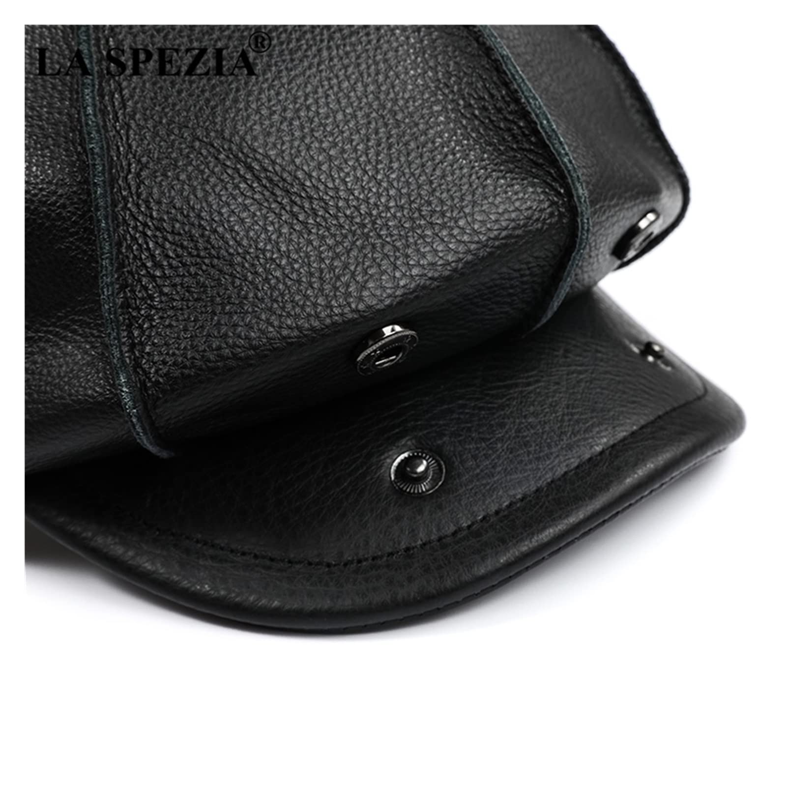 Prawdziwej skóry Newsboy Cap Mężczyźni Real Cowskin Leather Octedal Hat Jesień Zima Hi-GH Q-Uality Kapelusze dla mężczyzn Akcesoria