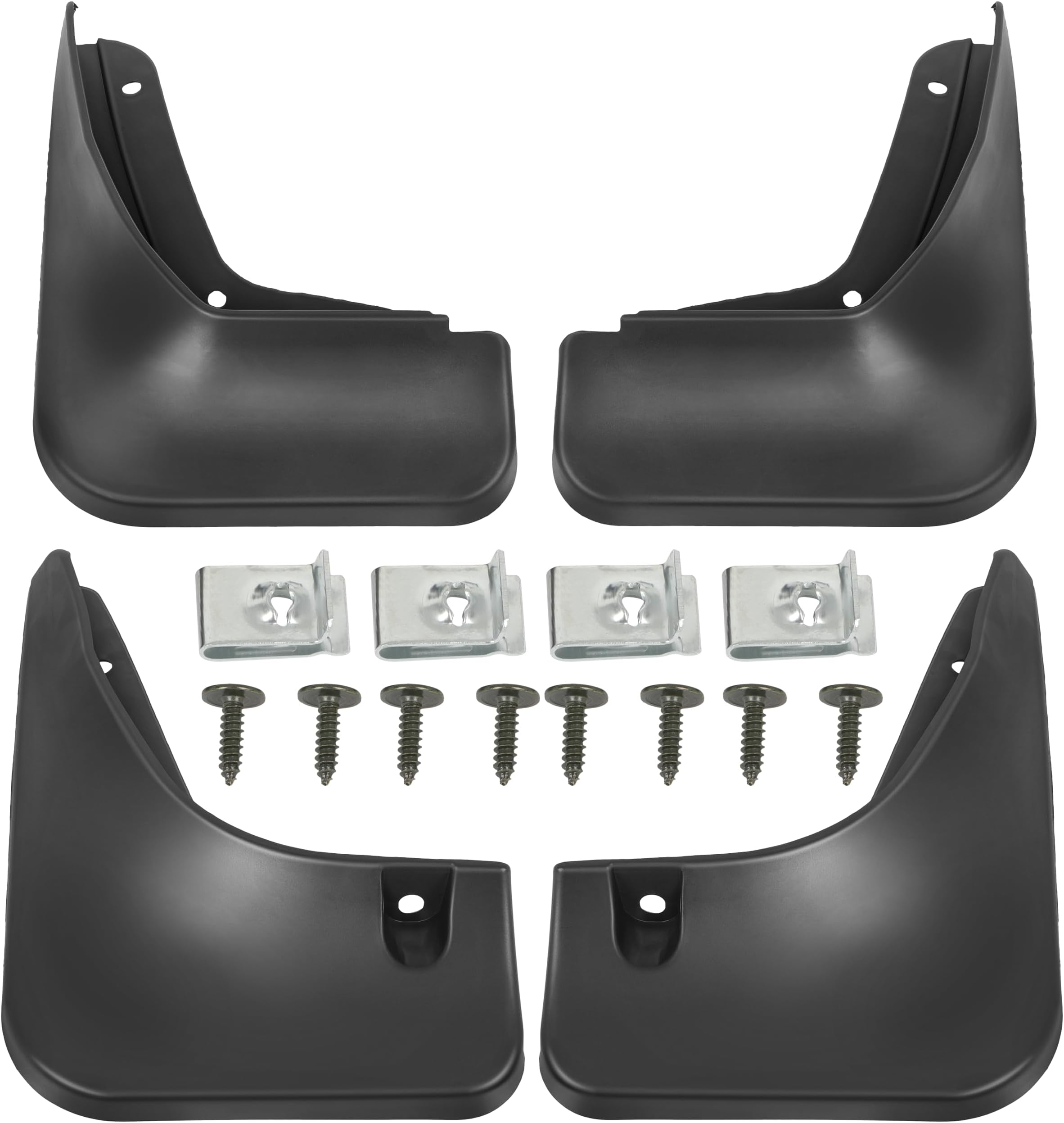 SCITOO 4PCS Mud Flaps Front & Fear Splash Guard set suitable for Kia for Sportage 2022 2023 2024 2025,front & rear mud flaps splash guard set with Hardware Accessories