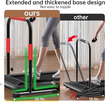 Adjustable Walking Pad Handle only, 19.7 inch Wide, 44 inch Max Height