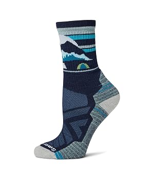 Smartwool Womens Hike Light Cushion Mountain Moon Crew Socks