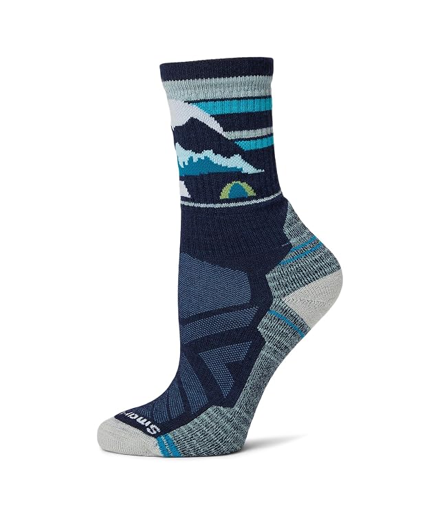 Smartwool Womens Hike Light Cushion Mountain Moon Crew Socks