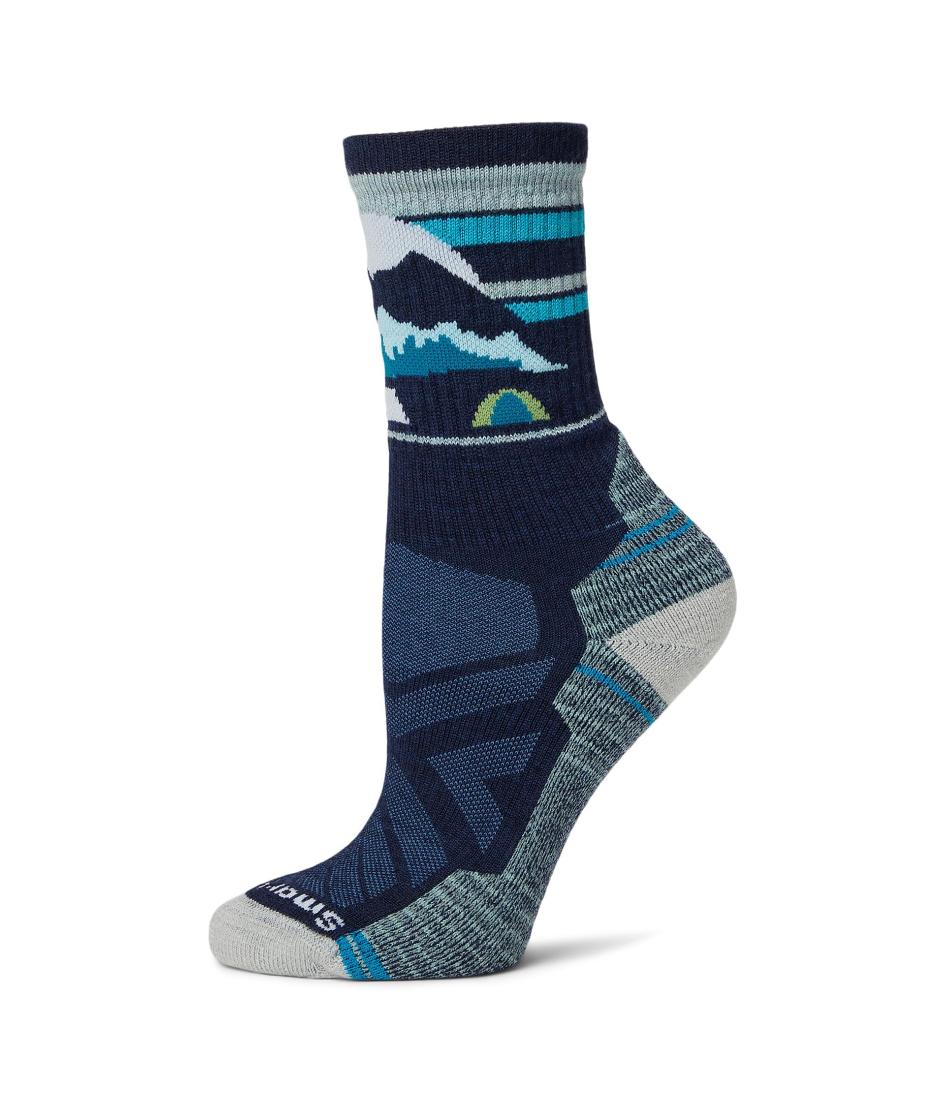 Smartwool Womens Hike Light Cushion Mountain Moon Crew Socks