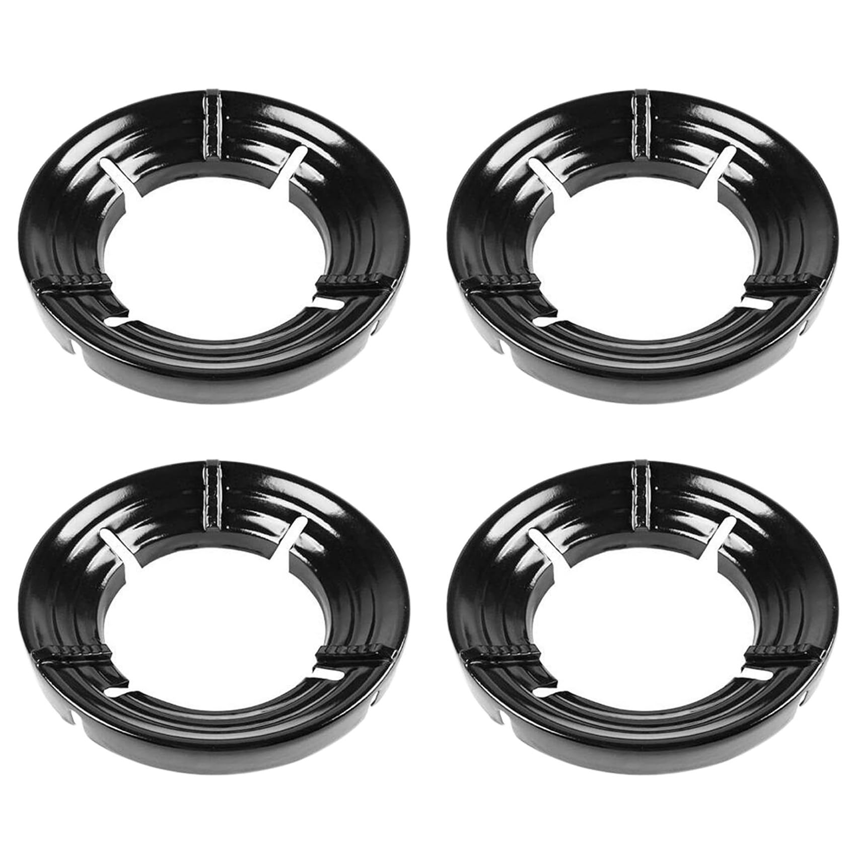 Vjsujehgy 4X -Saving Cover Gas Stove Cover Windshield Wok Ring Non Slip Stove Stainless Iron Fire Stove Cover Kitchen Wok