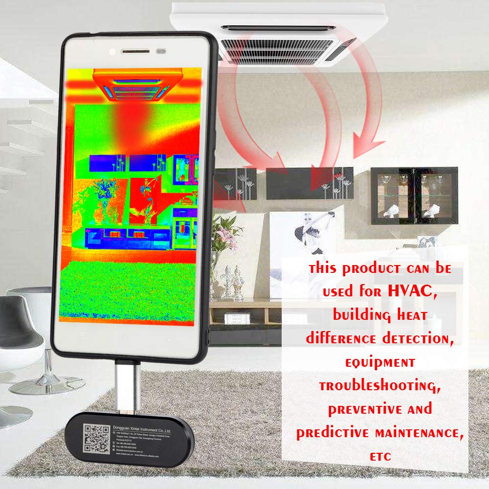 Irfora Wielofunkcyjny telefon komórkowy Zewnętrzna kamera termowizyjna na podczerwień Wyświetlacz centralny do telefonów komórkowych z systemem Android Narzędzia wielofunkcyjne z adapterem