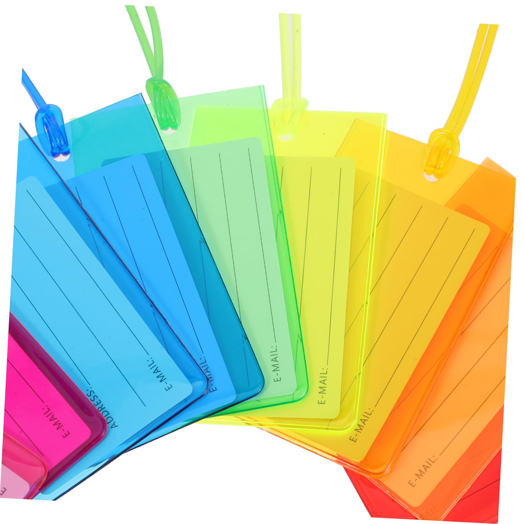 Mipcase 30pezzi Etichette per Bagagli da Viaggio Etichette Identificative Decorative e Sicure per Valigie Zaini e Borse per Viaggi Crociere e Aeroporti