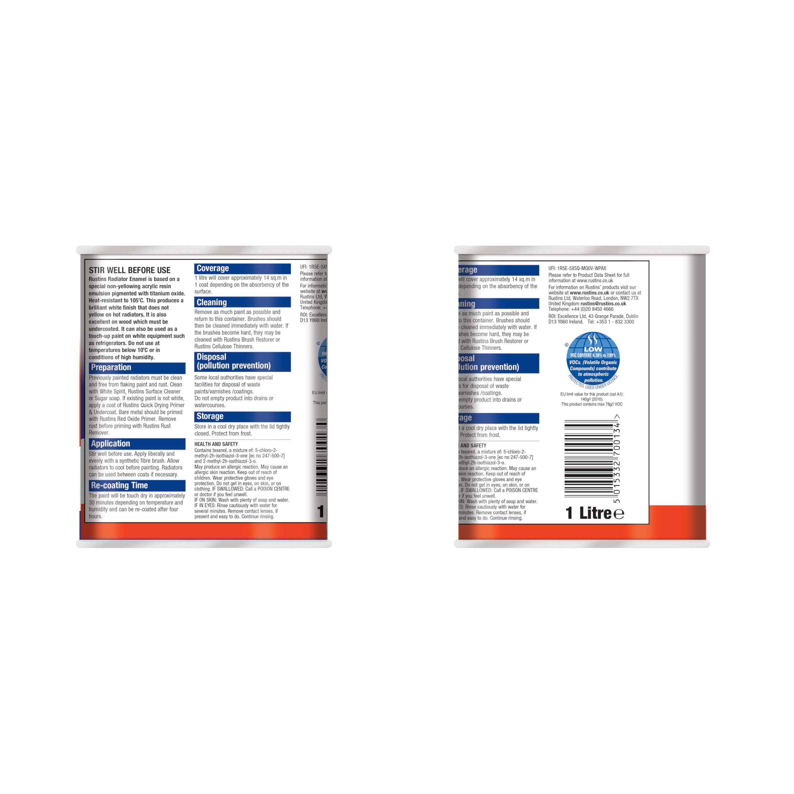 Rustins RADS1000 - Pintura para metales