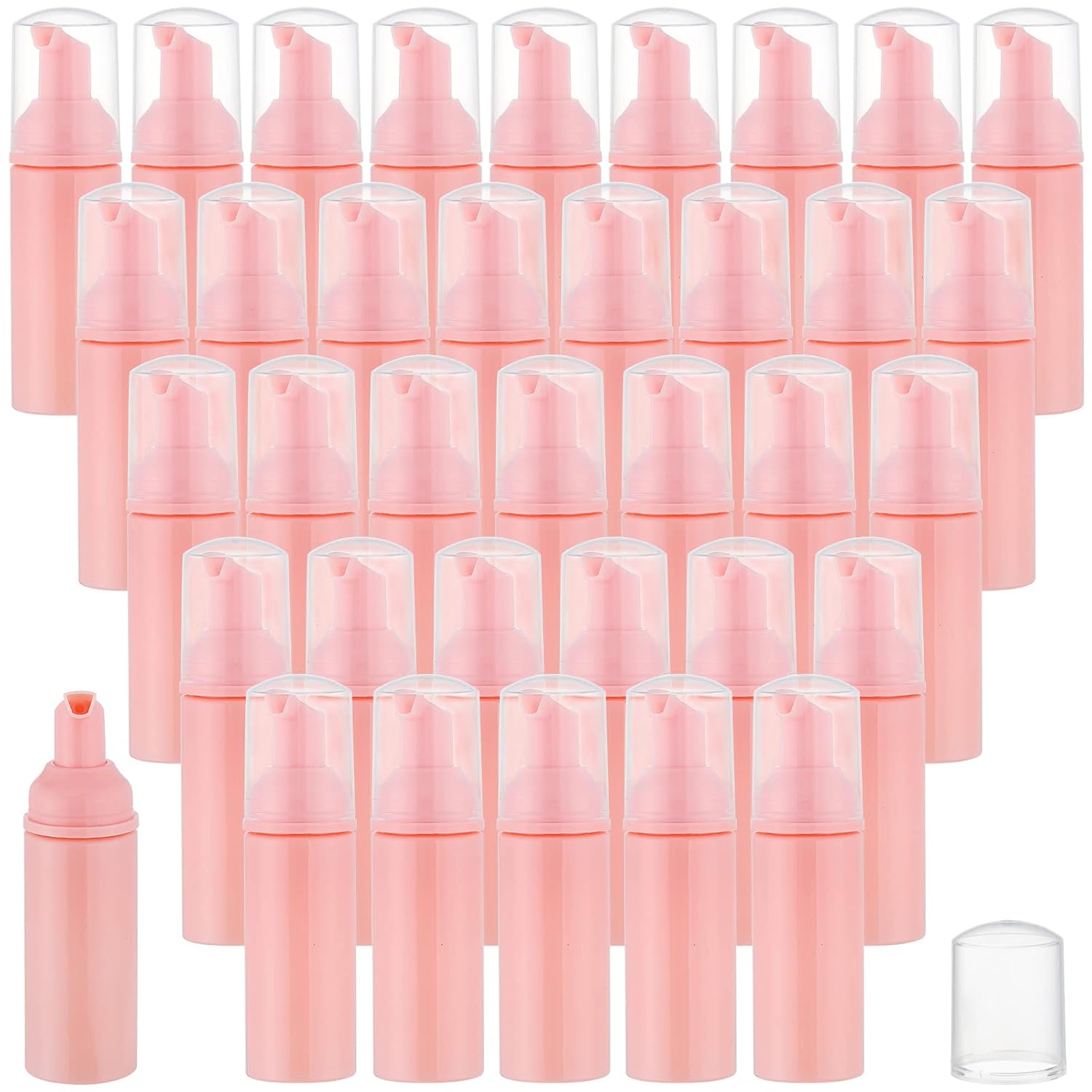 GliSun 36 pcs 2oz Empty Foam Soap Dispensers Bottle Lash Cleanser Bottles Refillable