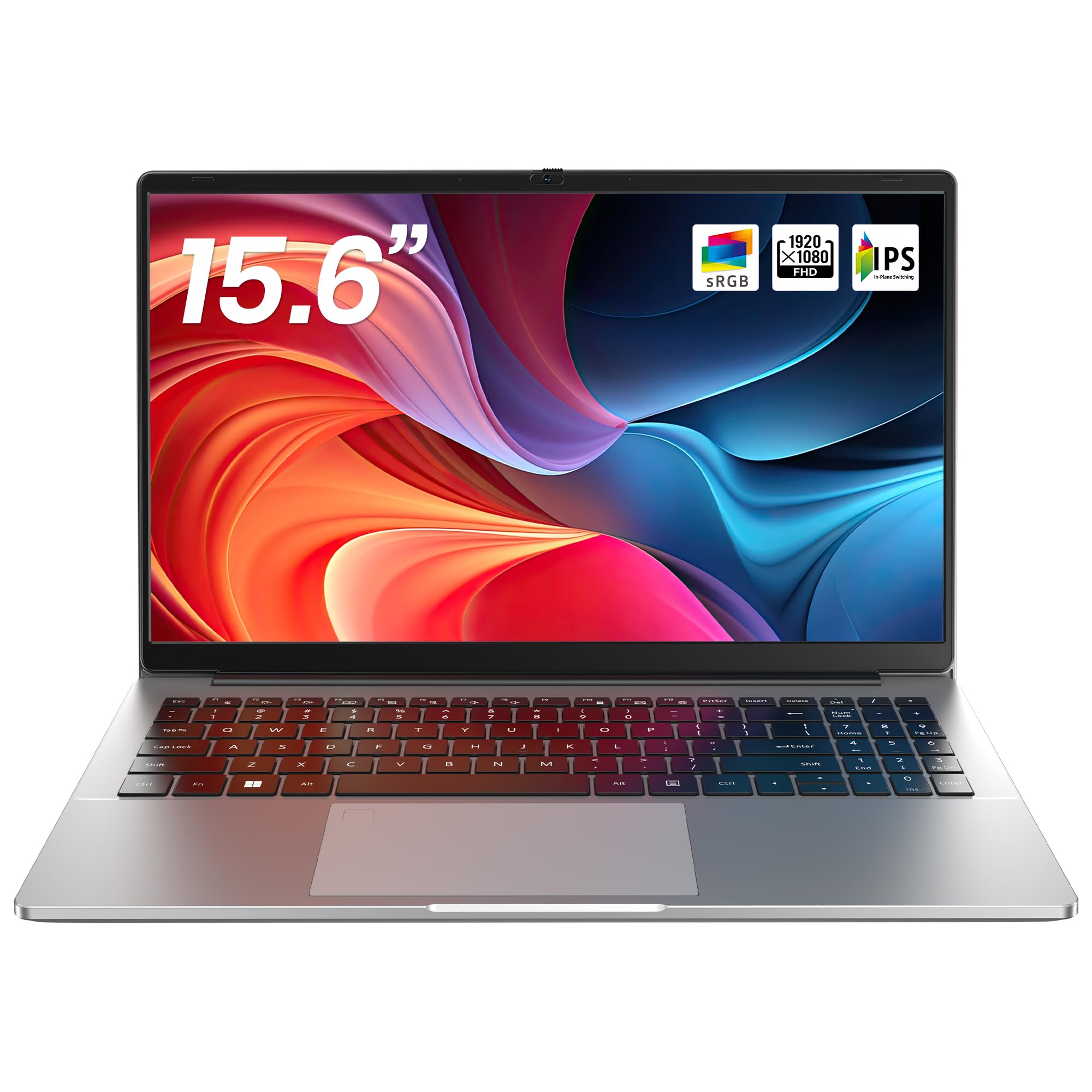 15.6 Inch Laptop Computer, N4020, 4GB DDR4 RAM, 128GB eMMC,with Windows 11