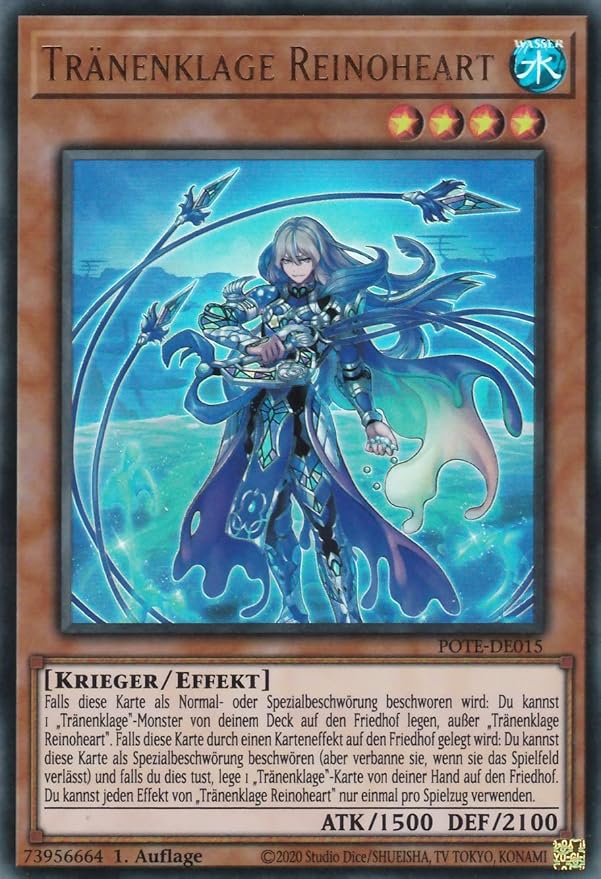 TCG POTEDE015 Tränenklage Reinoheart Ultra Rare Deutsch 1