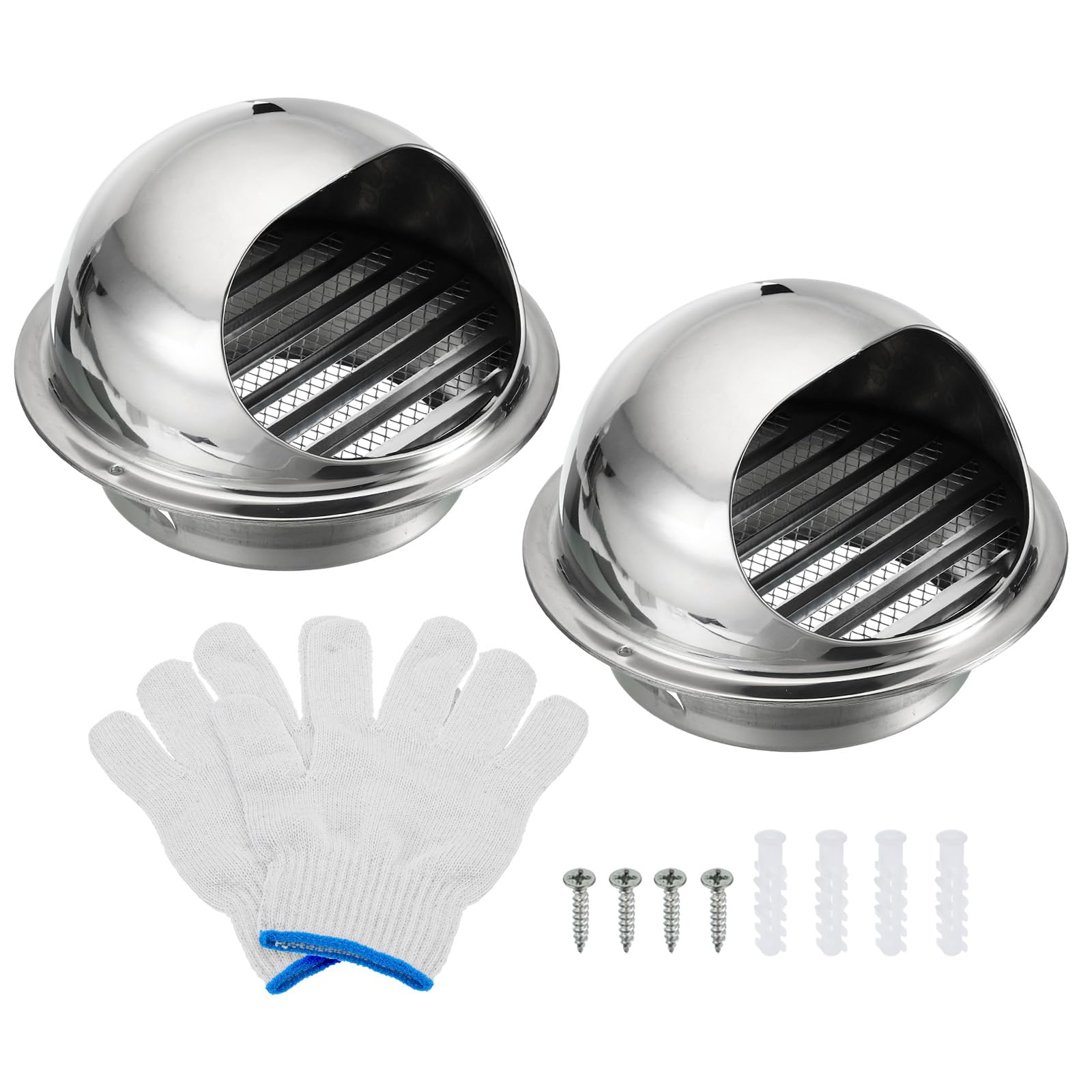 PATIKIL 5" Round Soffit Air Vents