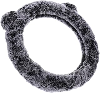 VICASKY Soft Fur Steering Wheel 1Pc Steering Wheel Cover Sleeve Protectors Steering Wheel Sleeve Cartoon Miss