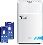 Vonhaus Deumidificatore 20 L/24 h Wi-Fi a Basso Consumo per la Casa - 1