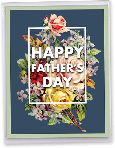 Miniatura 9 de NobleWorks - Tarjeta de felicitación para el día del padre jumbo de 8.5 x 11 pulgadas con sobre (1 paquete) diseños de papá extra grandes - Best Dad