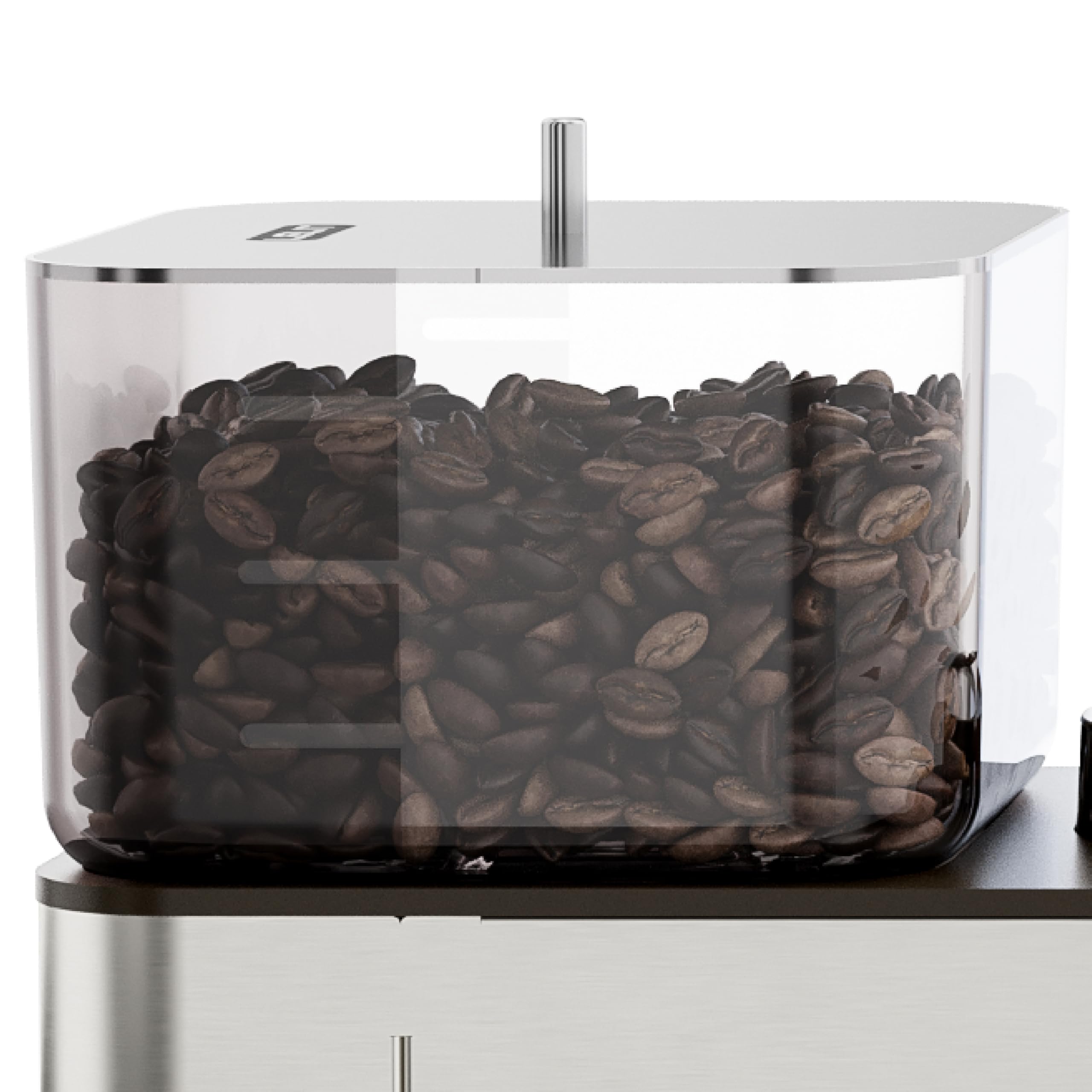 LELIT William Molinillo de Café con Molinillo Plano - Con LCC para Ajustar el Tiempo de Molido. Con LCC para ajustar el tiempo de molienda - PL72 Acero inoxidable cepillado
