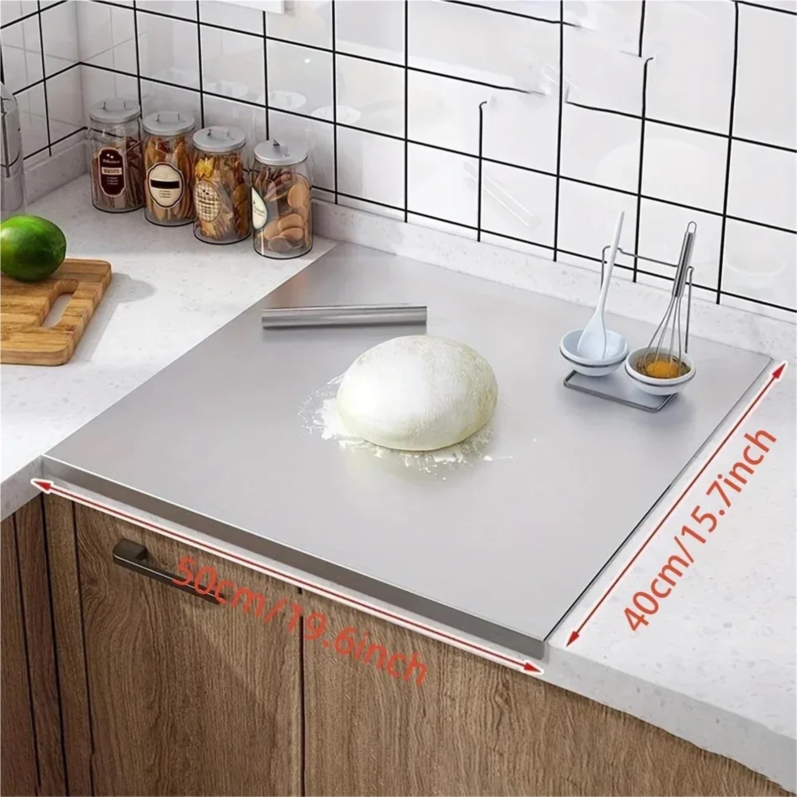 Planche a Decouper Inox Panneau en acier inoxydable multi-usage