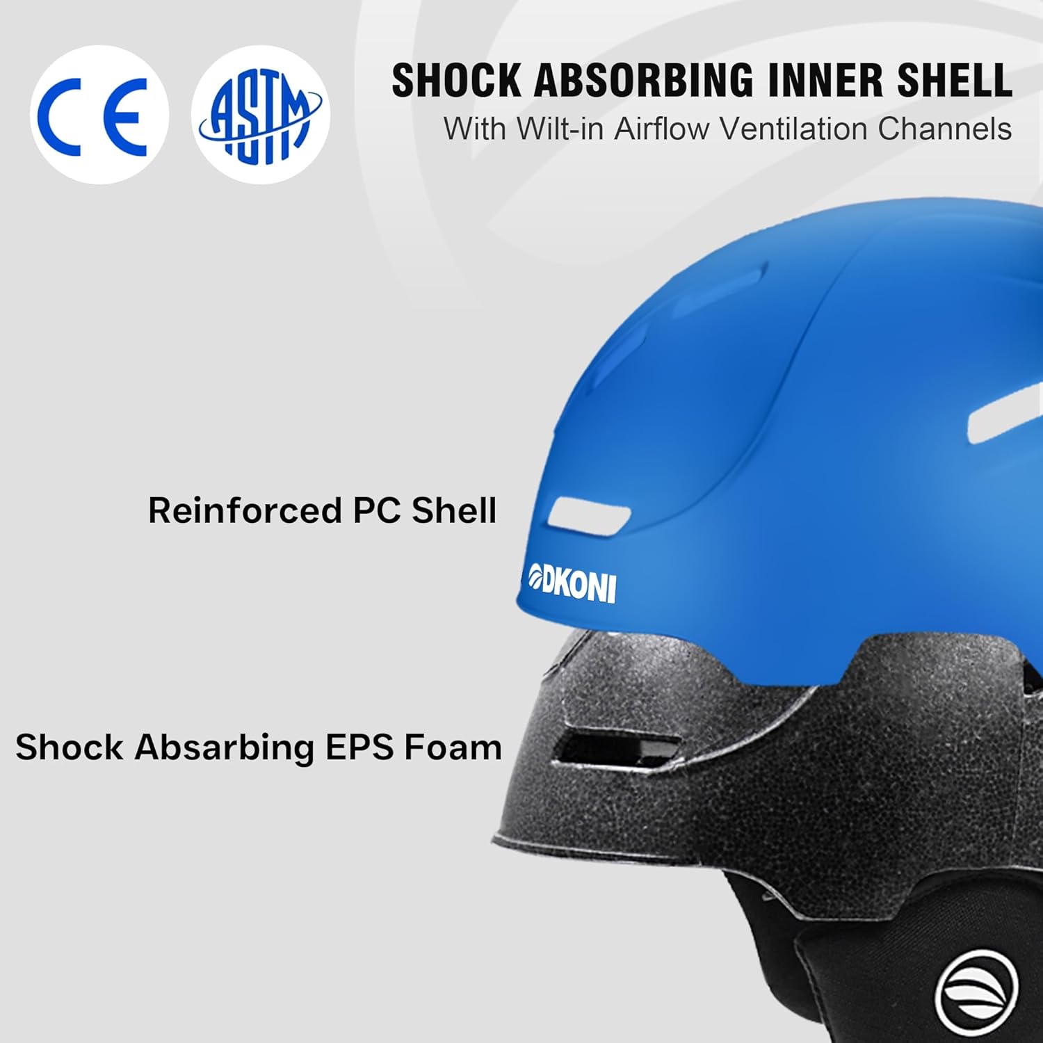 Ski Helmet with Goggles, Ski Helmet for Adults Snowboard Helmet Men Women Youth Certified Snow Sports Helmet for Skiing Snowboarding